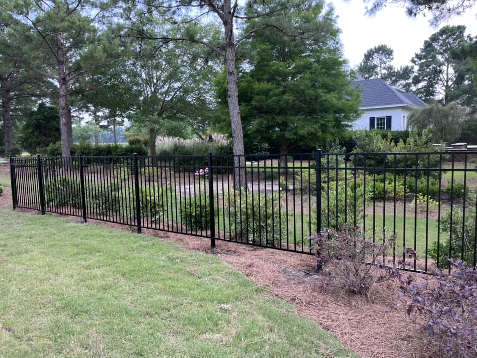 Aluminum fence for security in Hampstead NC